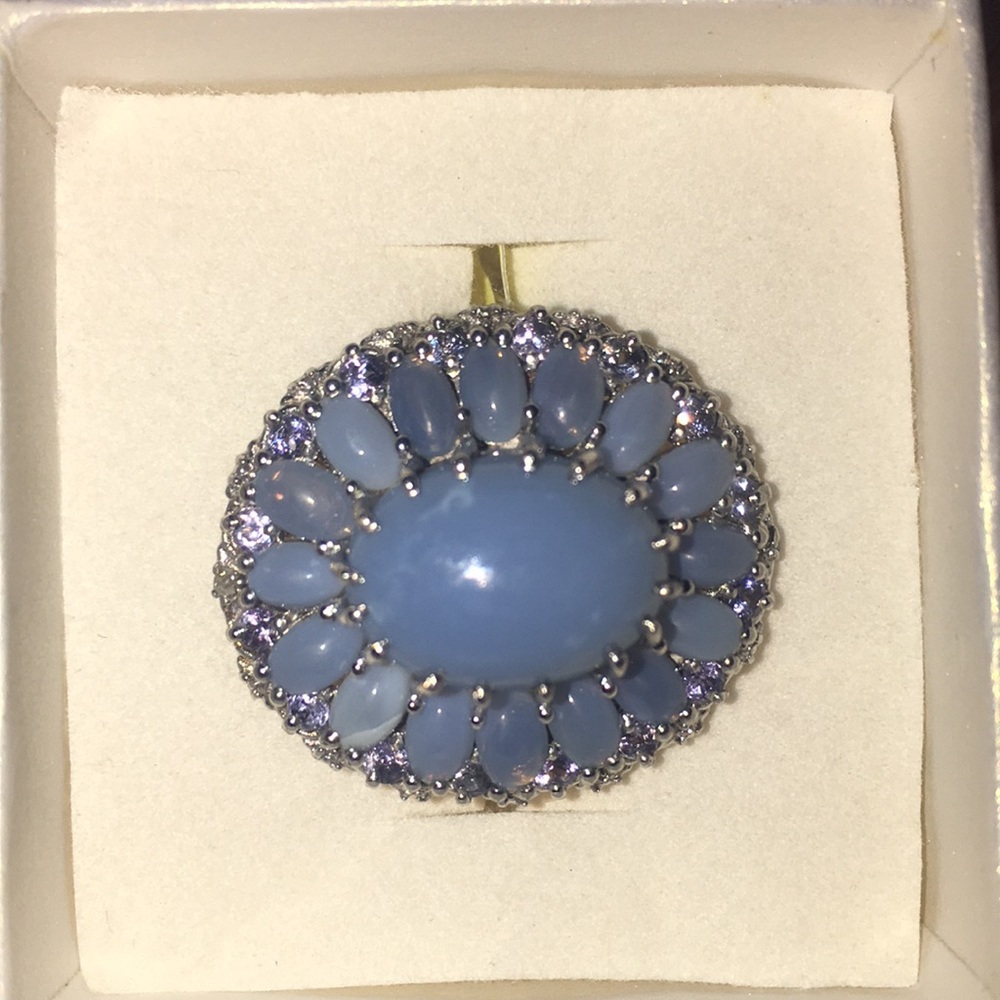 Light blue costume jewelry